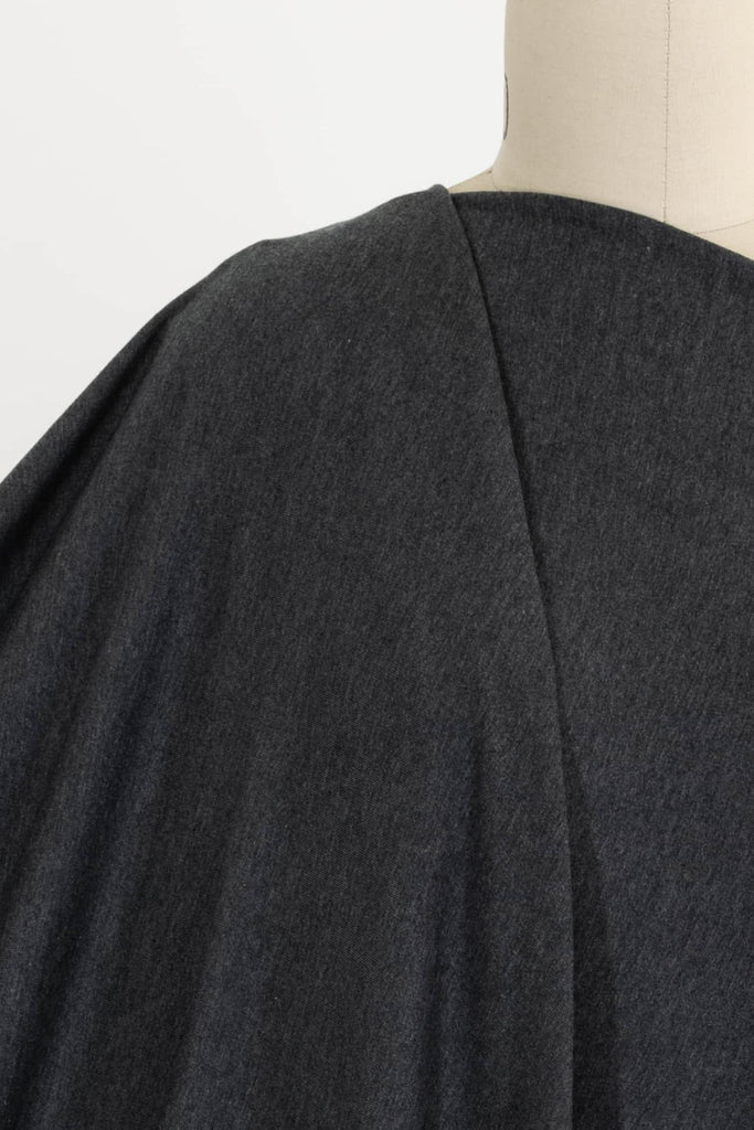 Cement Tencel/Organic Cotton Sweatshirt Fleece Knit - Marcy Tilton Fabrics