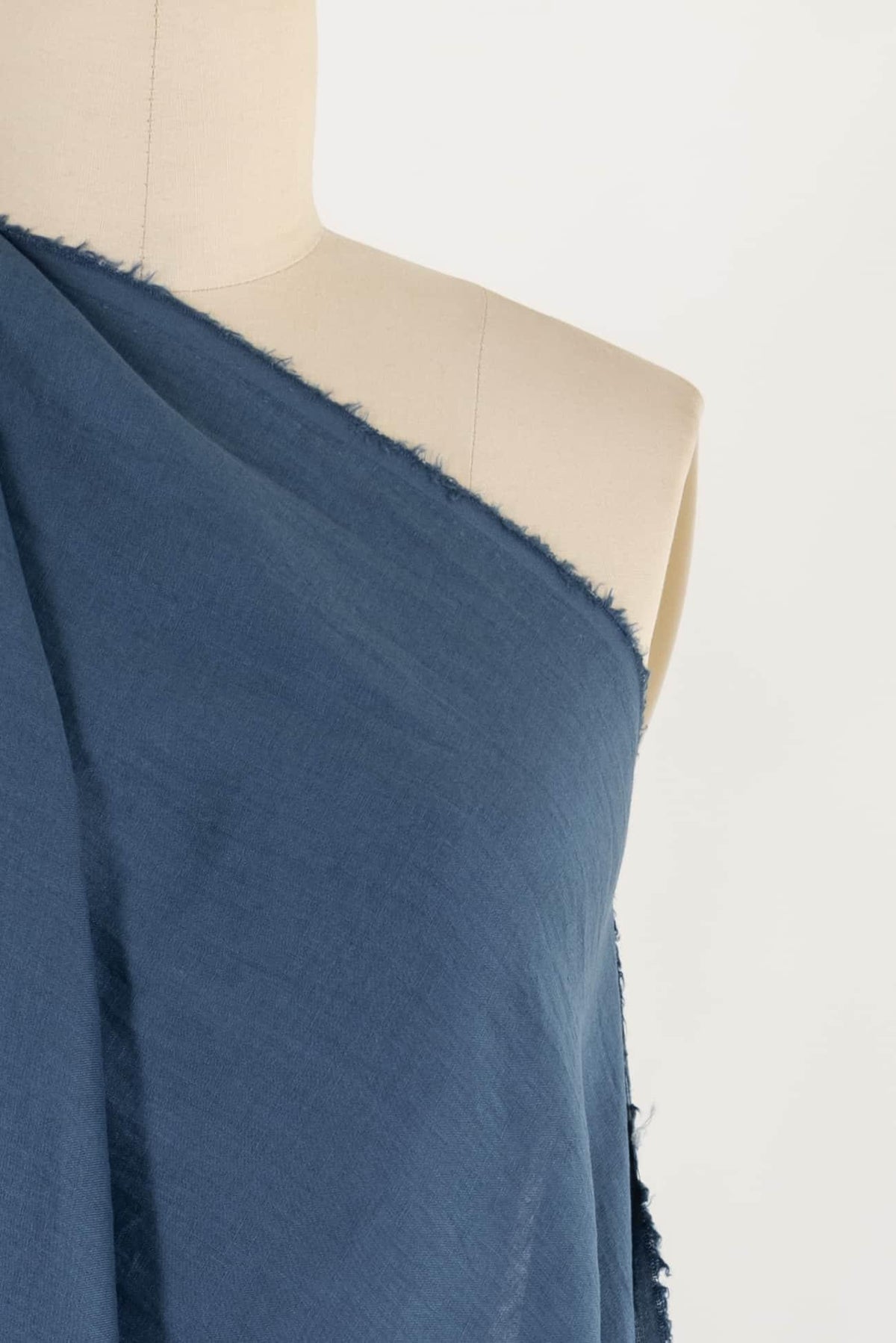 Cerulean Washed Linen Woven - Marcy Tilton Fabrics