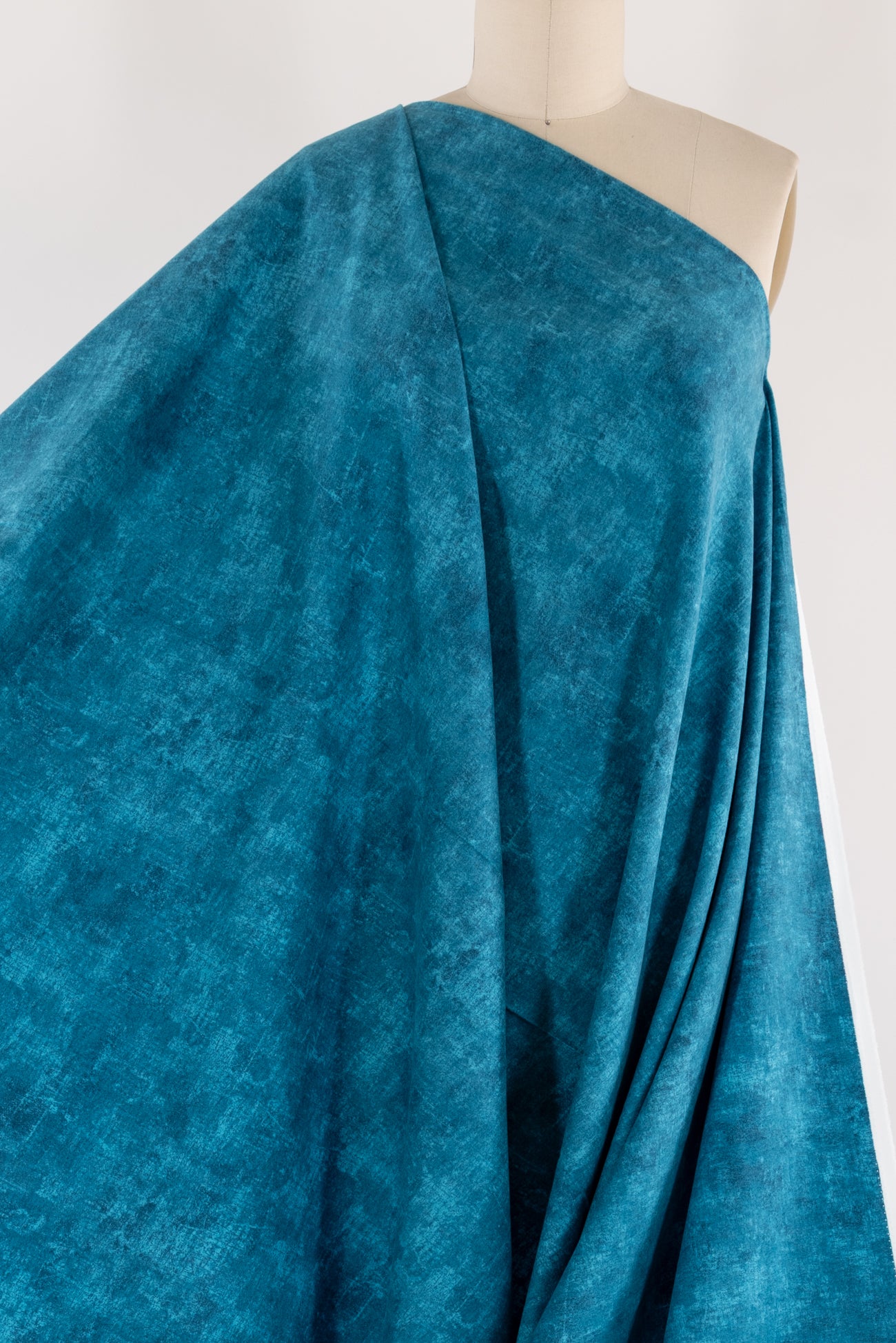 Cerulean Patina Cotton Flannel Woven