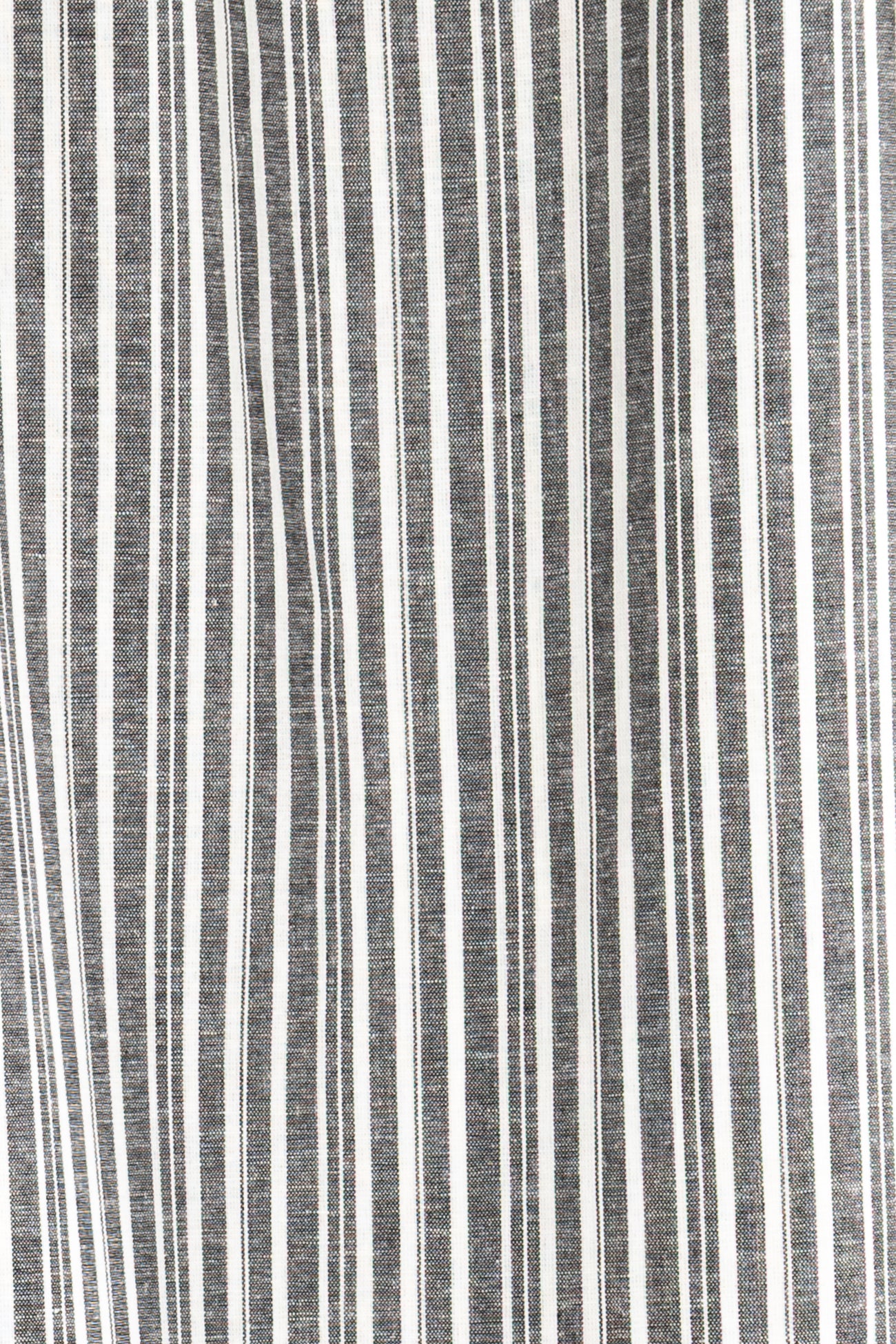Chalk And Ink Stripe Linen Blend Woven