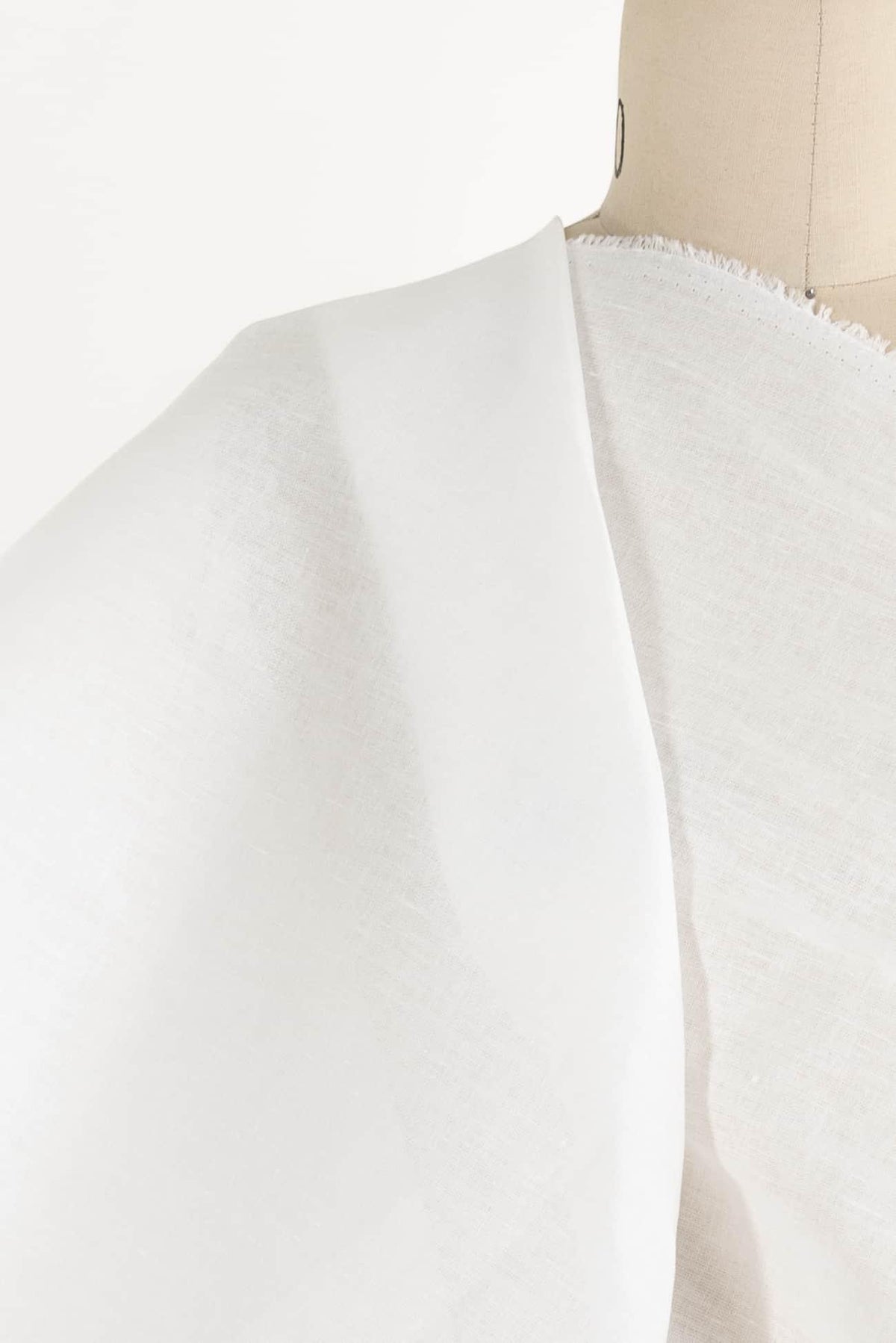 Chalk White Euro Linen/Cotton Woven - Marcy Tilton Fabrics