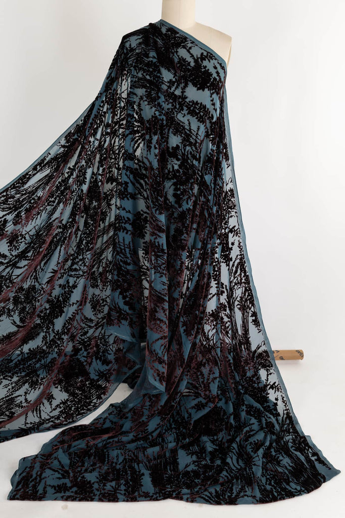 Chambord Burnout Velvet Woven - Marcy Tilton Fabrics