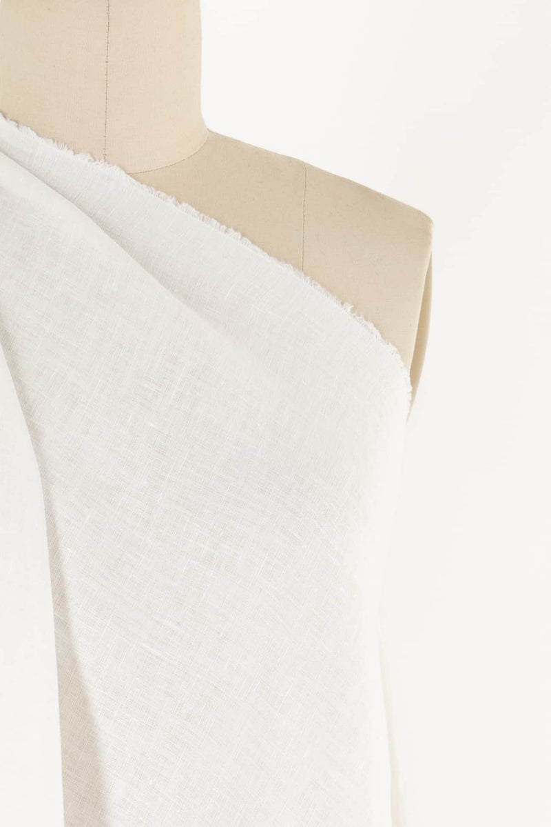 Chantilly Cream Washed Linen Woven