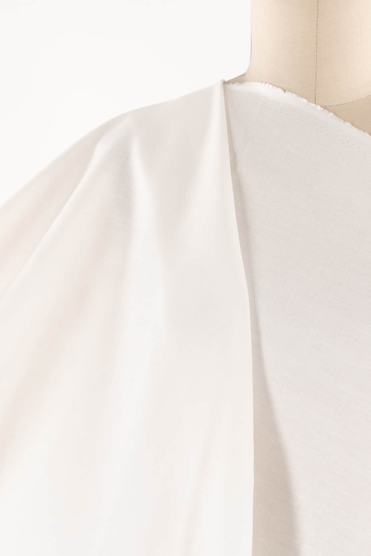 Chantilly Cream Euro Linen Woven