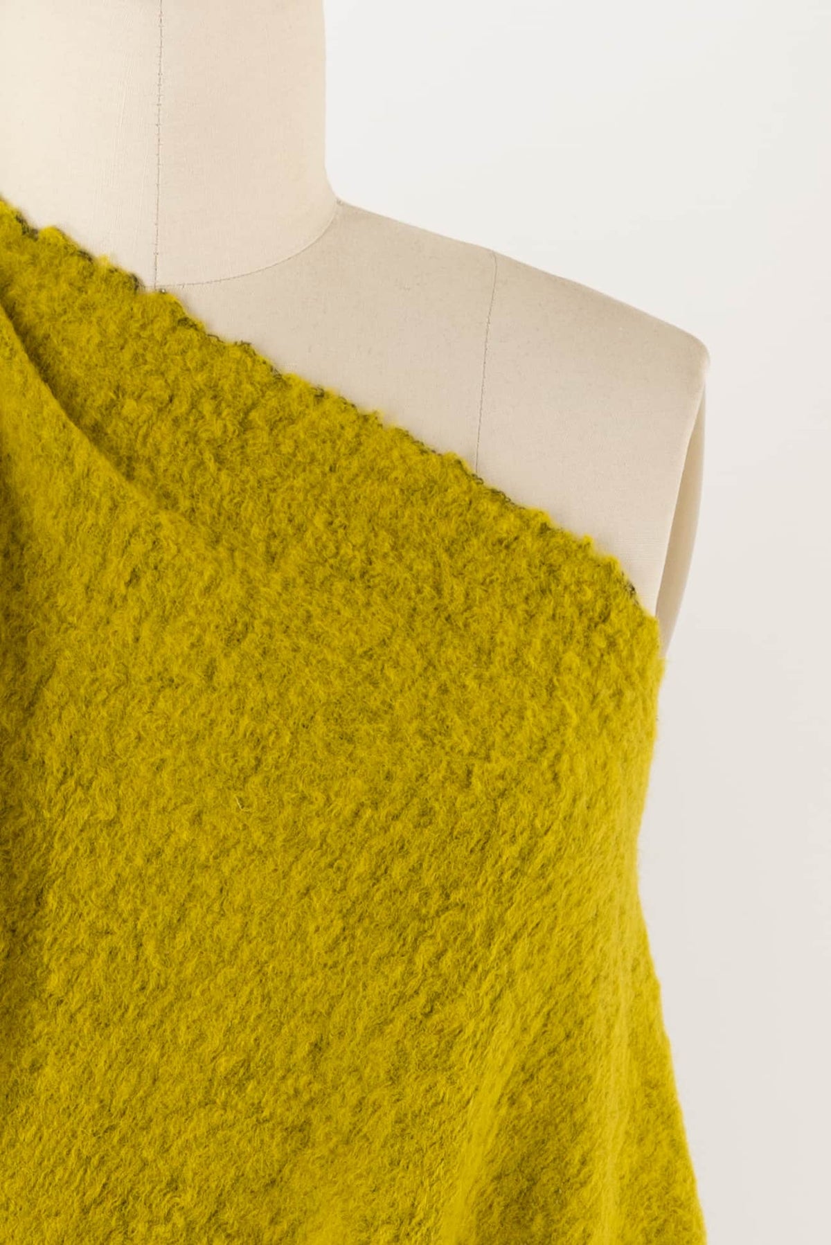 Chartreuse Italian Wool Sweater Knit