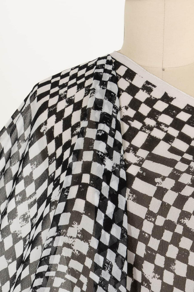 Checkmate Georgette Woven - Marcy Tilton Fabrics