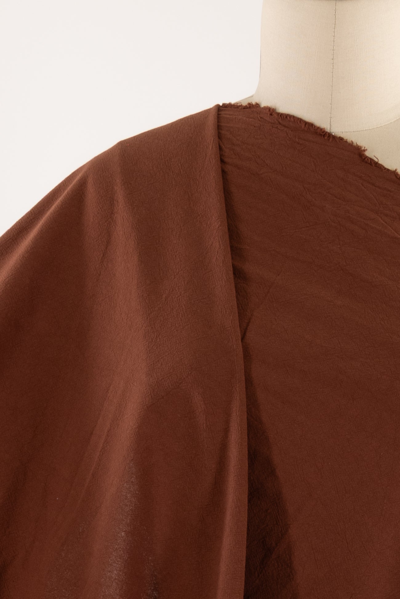 Chestnut Cotton Crush Woven