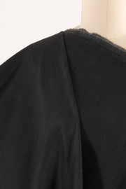 Chic Gray Silk Broadcloth Woven