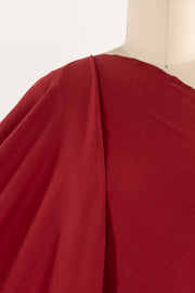 Chili Red Danish Cotton/Spandex Knit