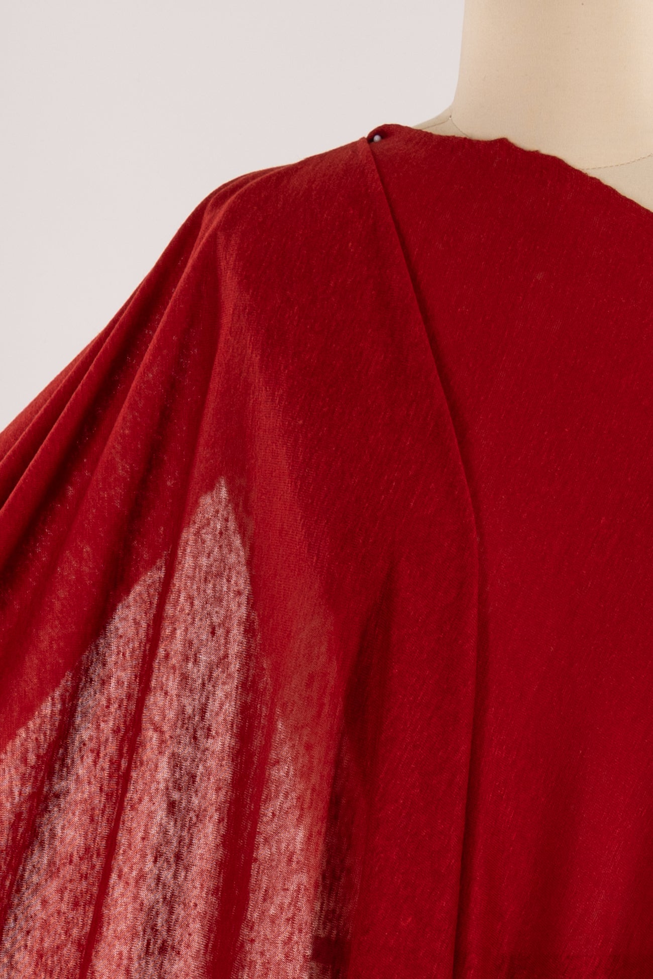 Paprika Red Linen Knit