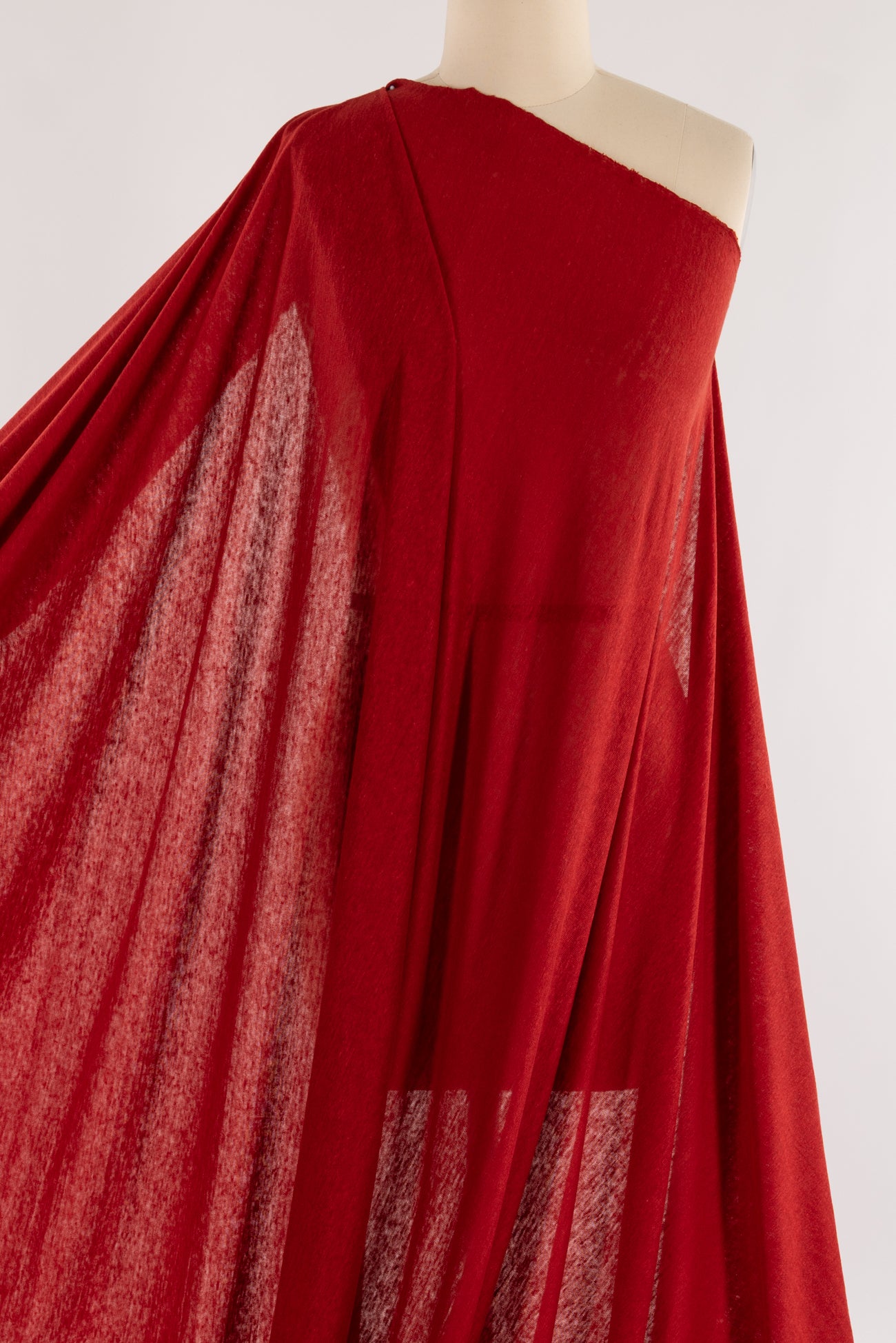Paprika Red Linen Knit