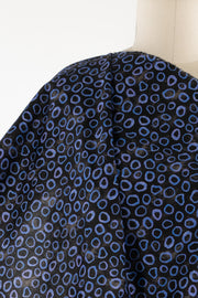 Circular Blues Cotton Woven