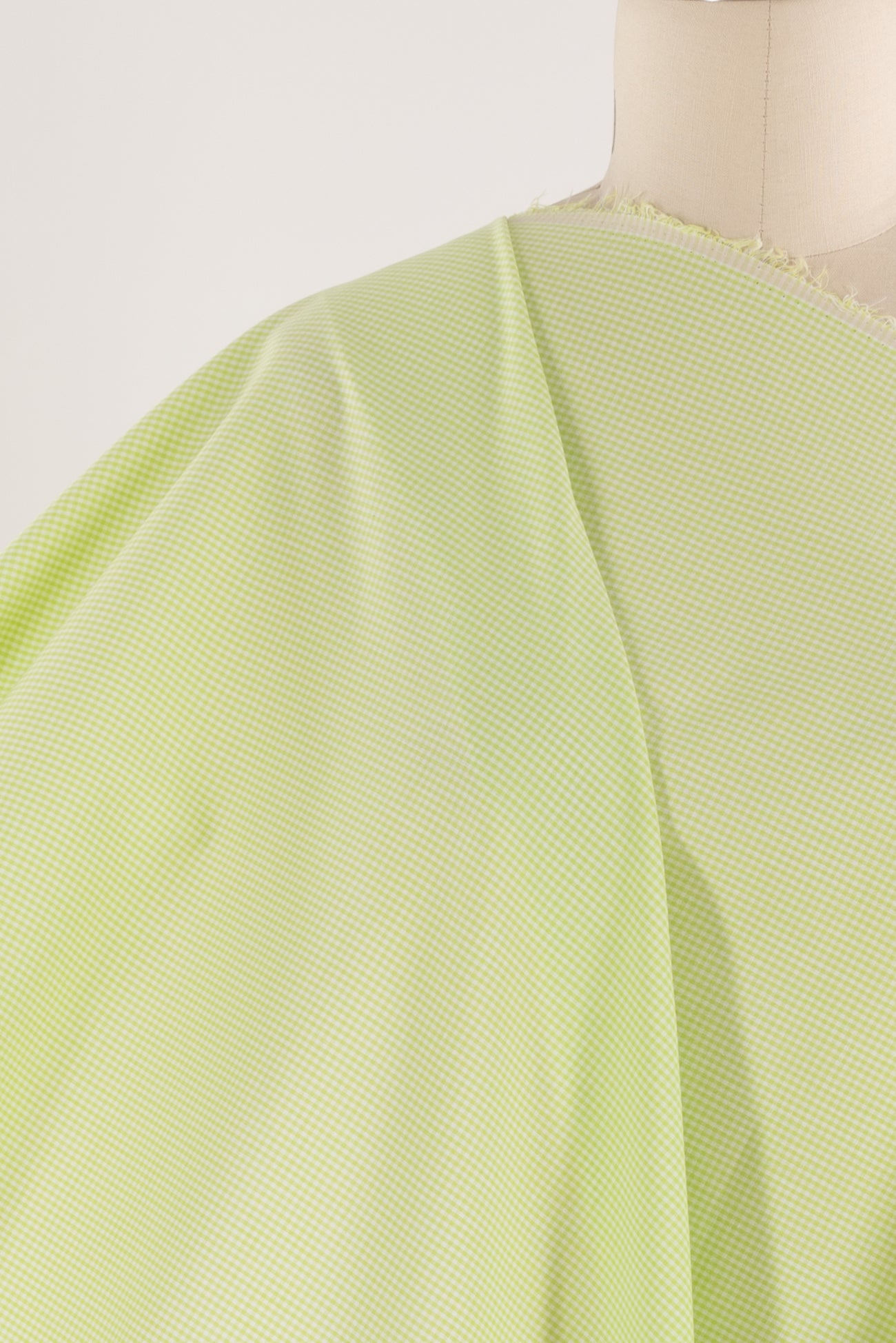 Citrine Cotton Gingham Woven