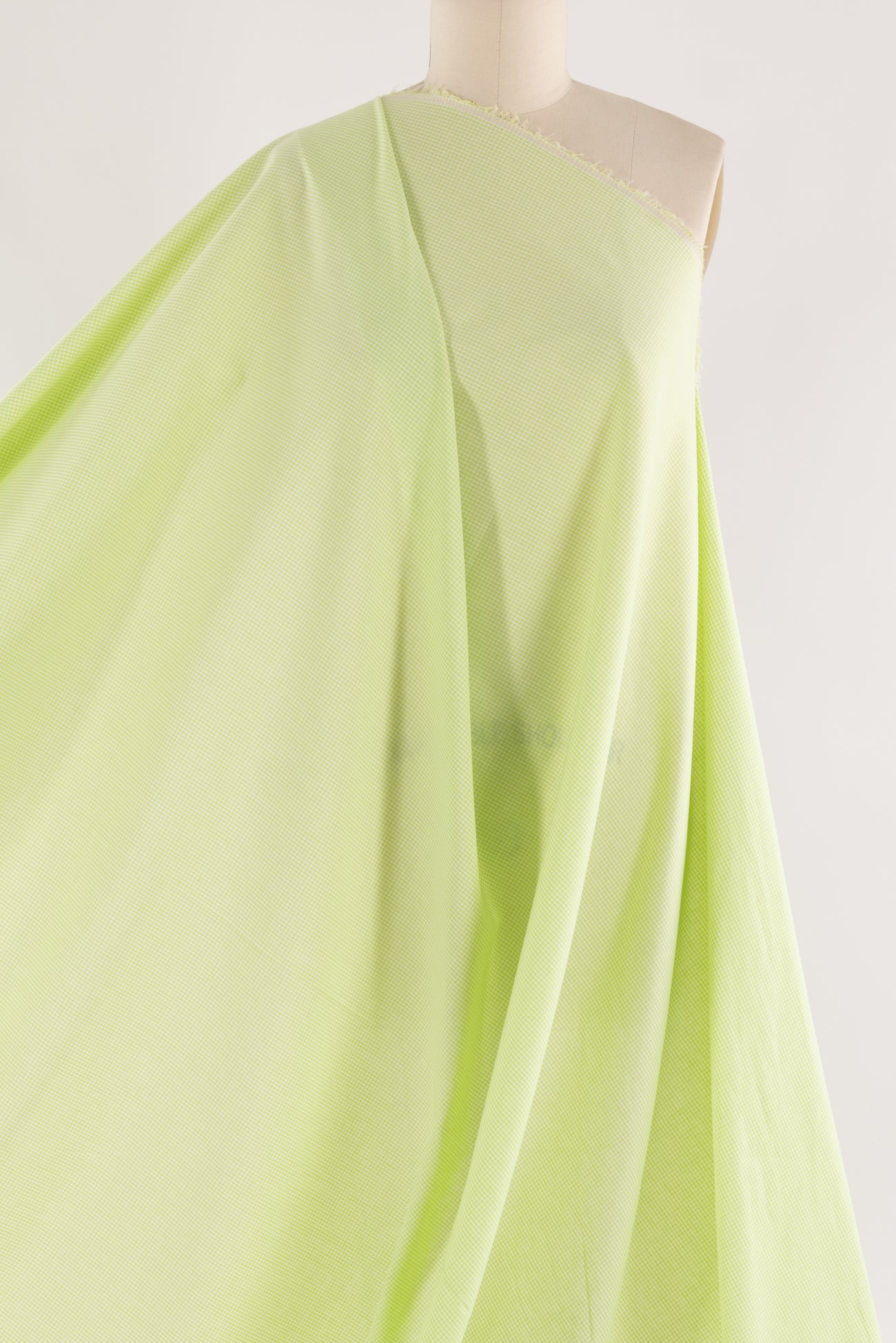 Citrine Cotton Gingham Woven