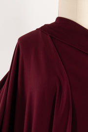 Claret Danish Cotton French Terry - ENDCUT