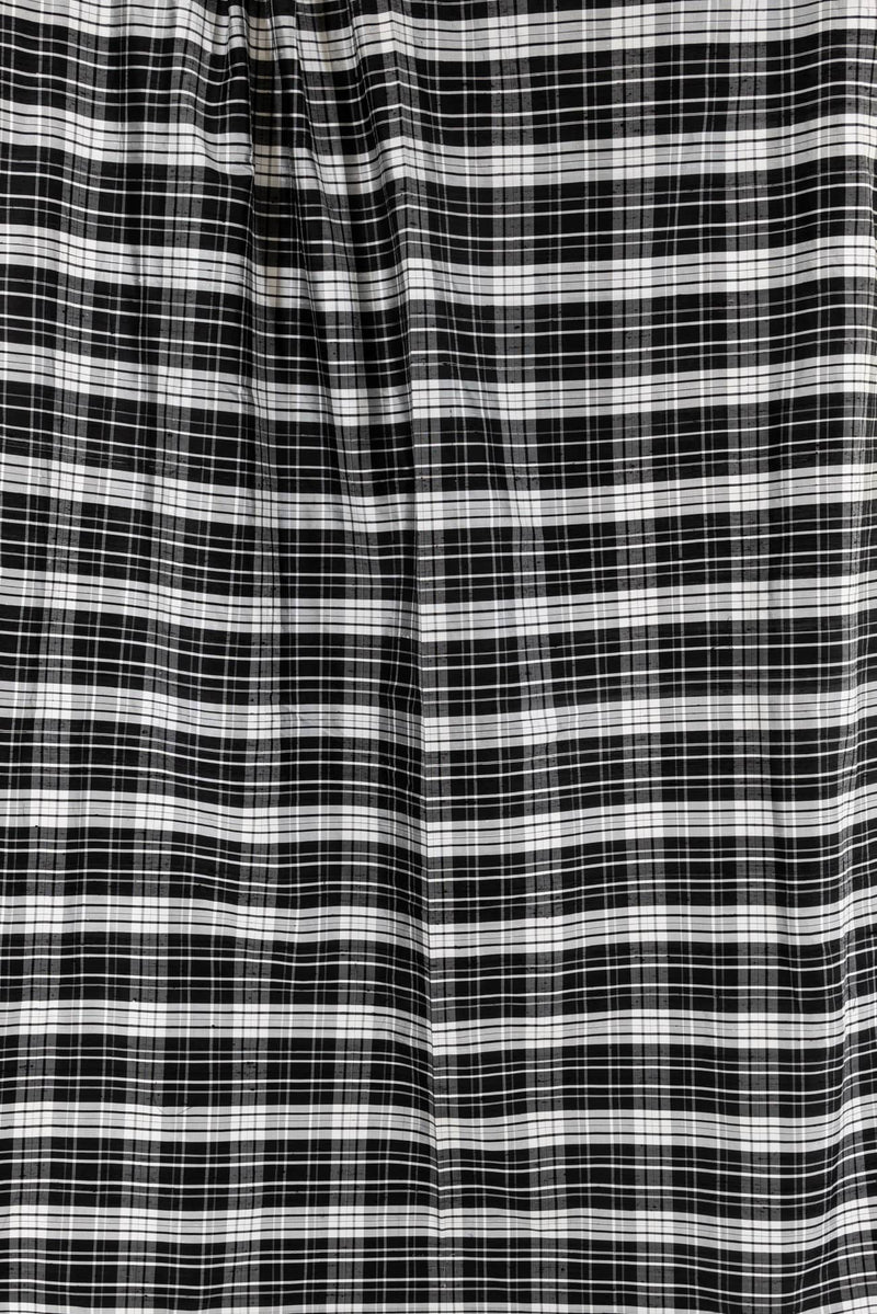 Clarinet Plaid Silk Taffeta Woven