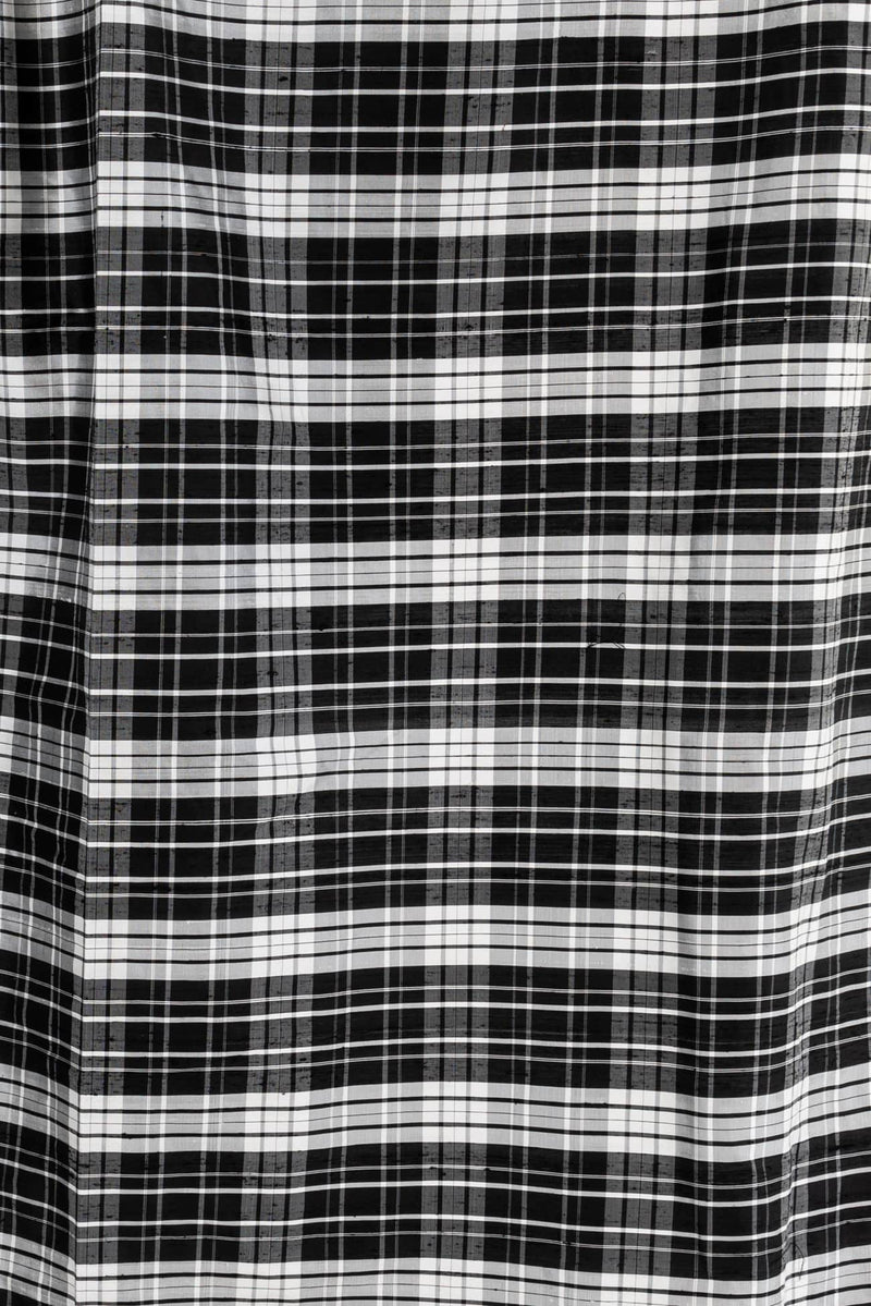 Clarinet Plaid Silk Taffeta Woven