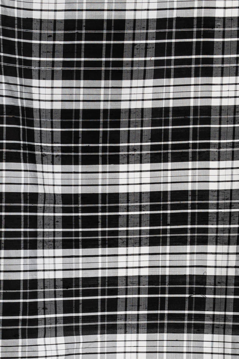 Clarinet Plaid Silk Taffeta Woven