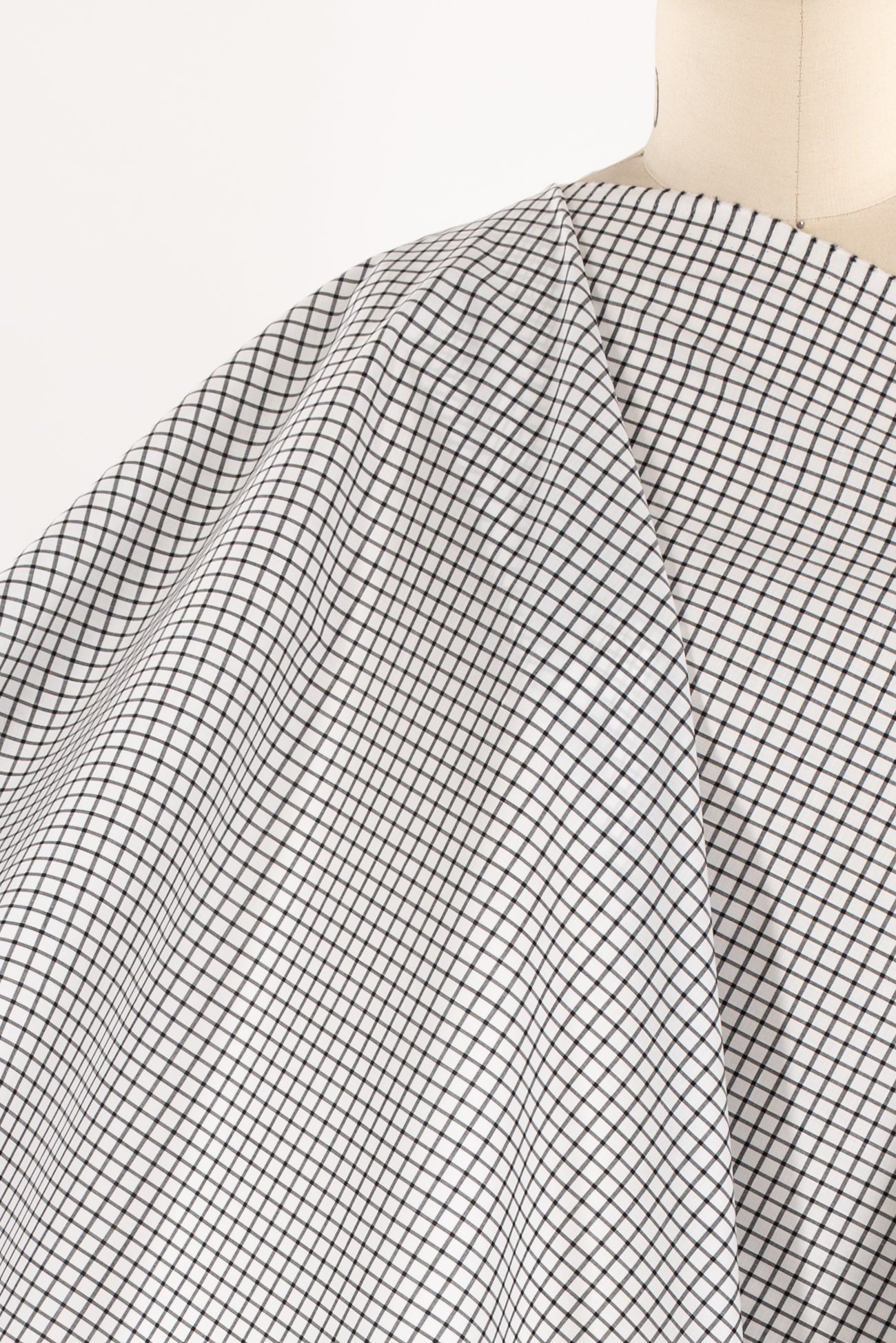 Clive Check Italian Cotton Woven