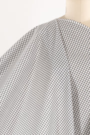Clive Check Italian Cotton Woven