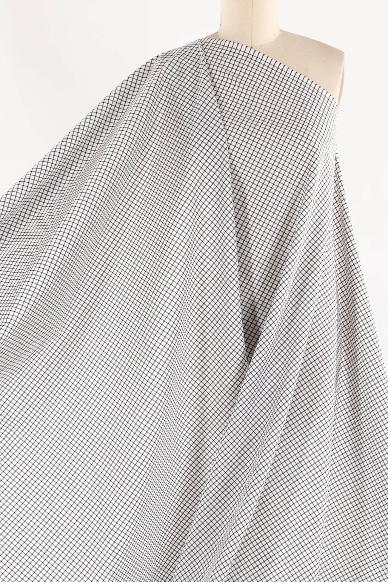 Clive Check Italian Cotton Woven