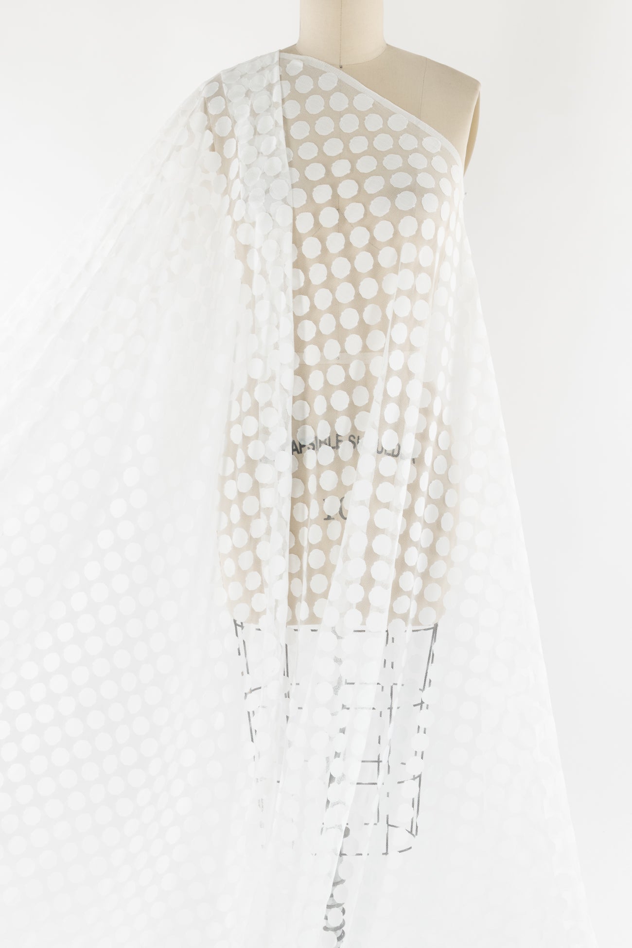 Cloud Dots Mesh Knit