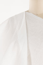 Cloud White Hanky Linen Woven