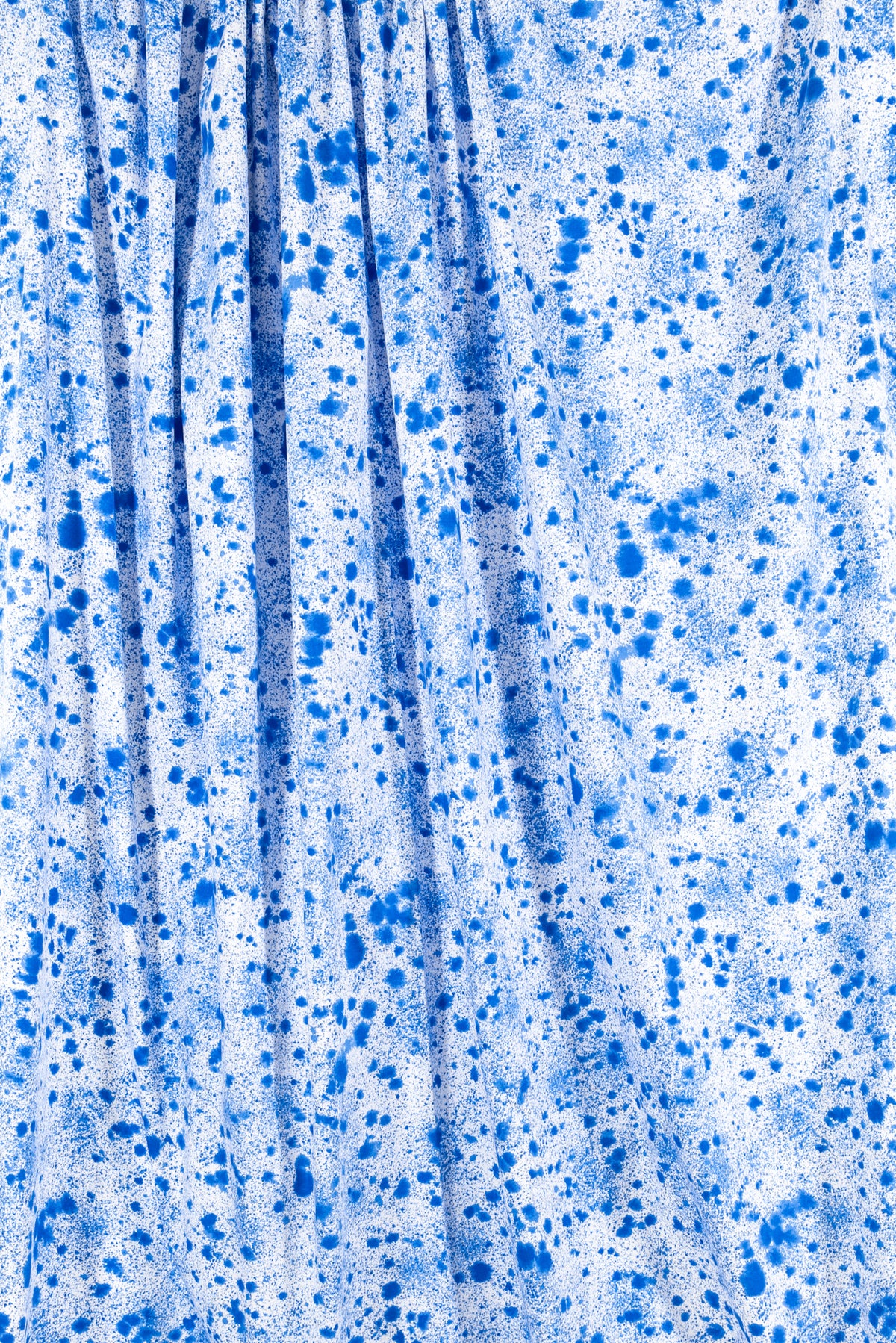 Cobalt Spatter Italian Cotton Woven