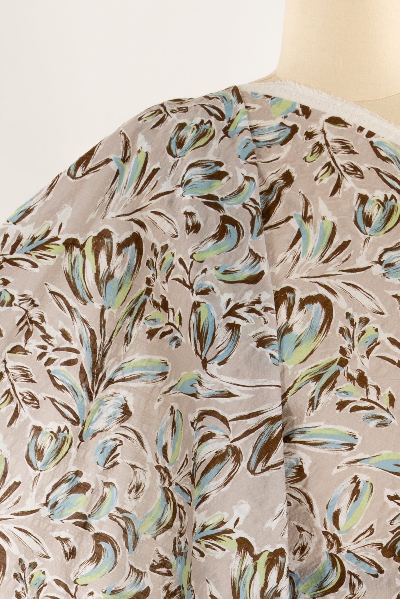 Cocoa Crinkle Japanese Cotton Seersucker Woven