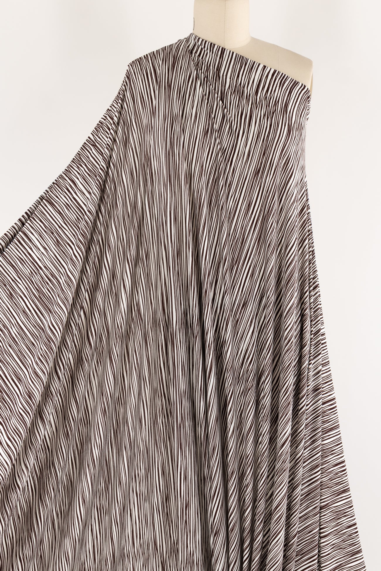 Cocoa Stripes Jersey Knit