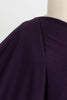 Concord Grape Tencel/Organic Cotton Sweatshirt Fleece Knit - Marcy Tilton Fabrics