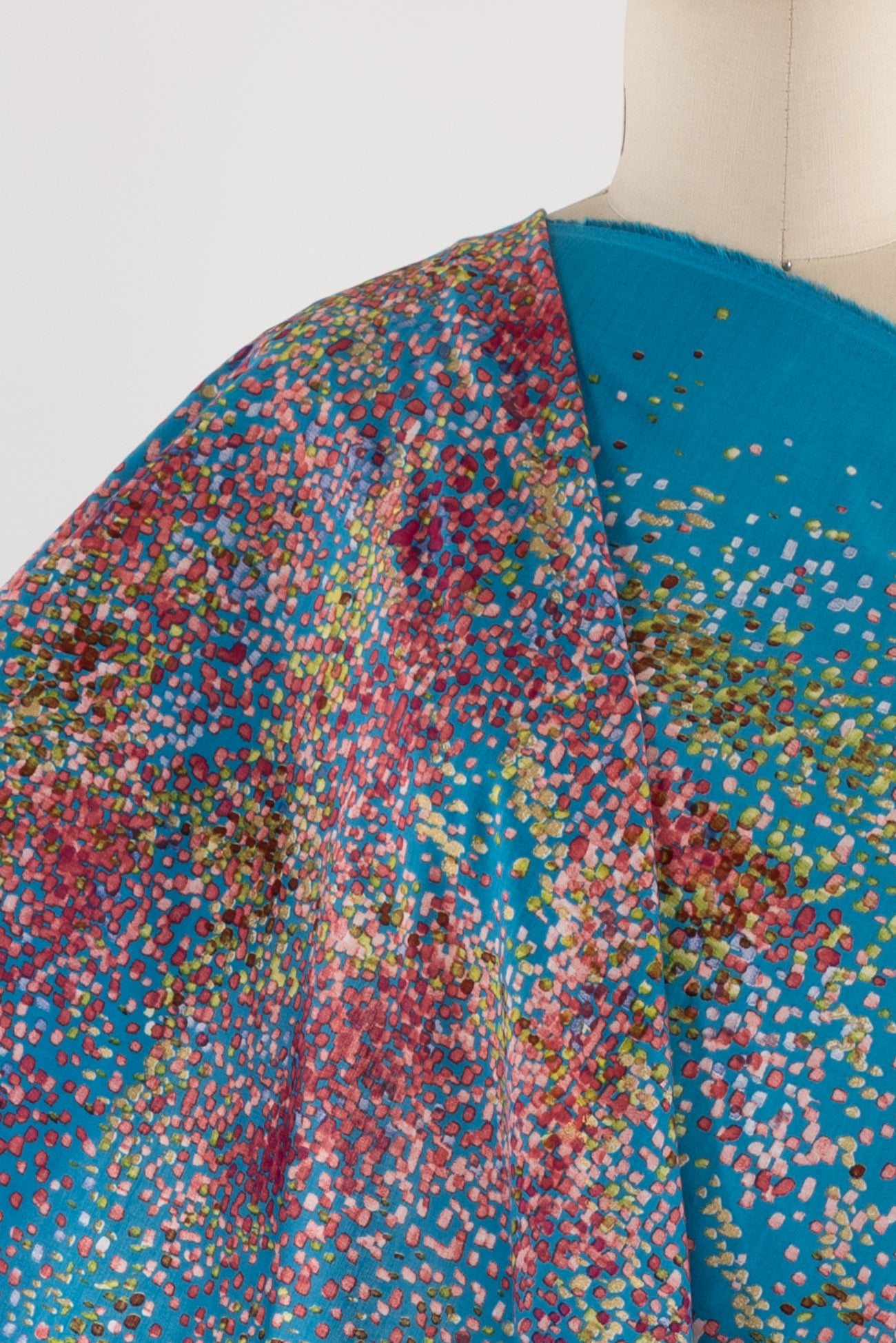 Confetti Lagoon Japanese Cotton/Silk Woven