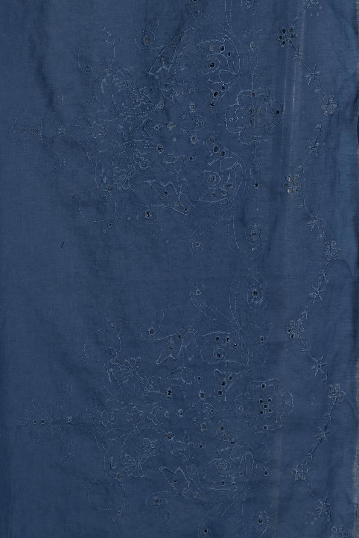 Copen Blue Embroidered Woven