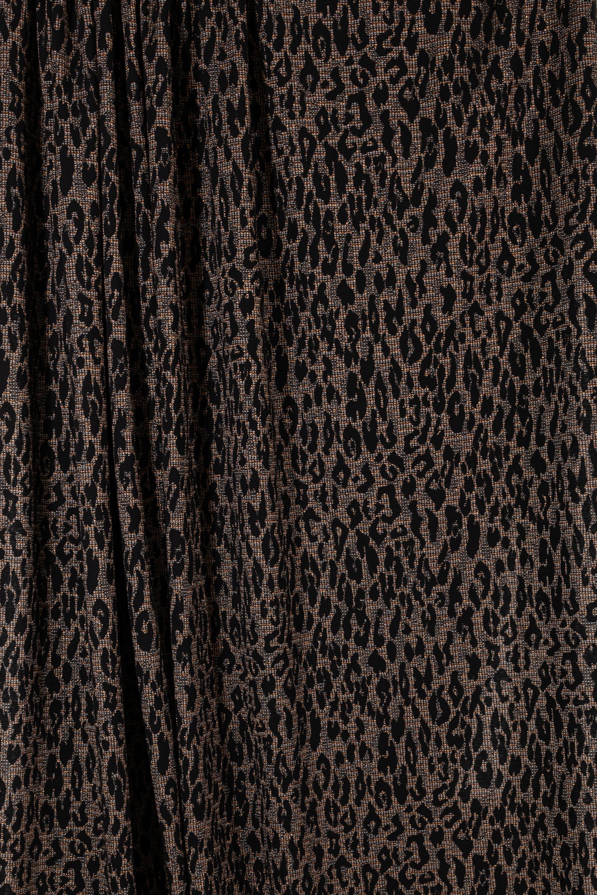 Copper Leopard Jacquard Knit