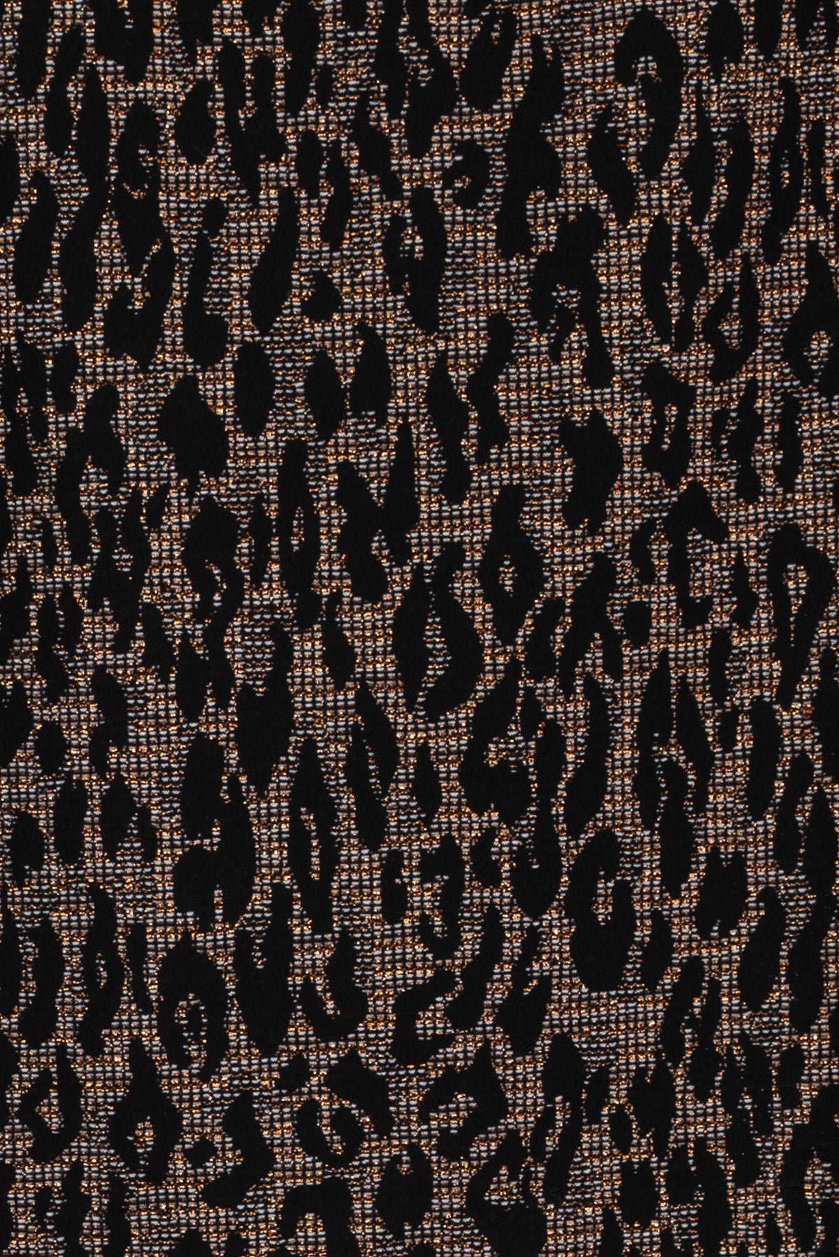 Copper Leopard Jacquard Knit