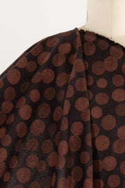 Copper Penny Dots Cotton Woven