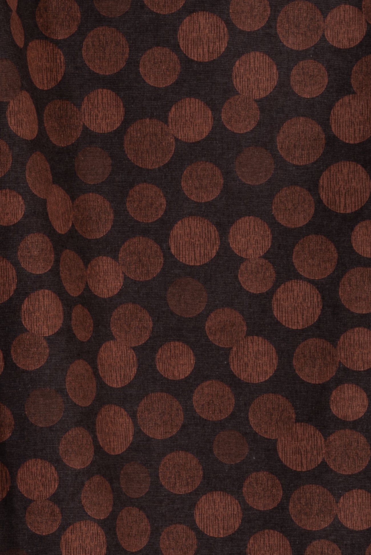 Copper Penny Dots Cotton Woven
