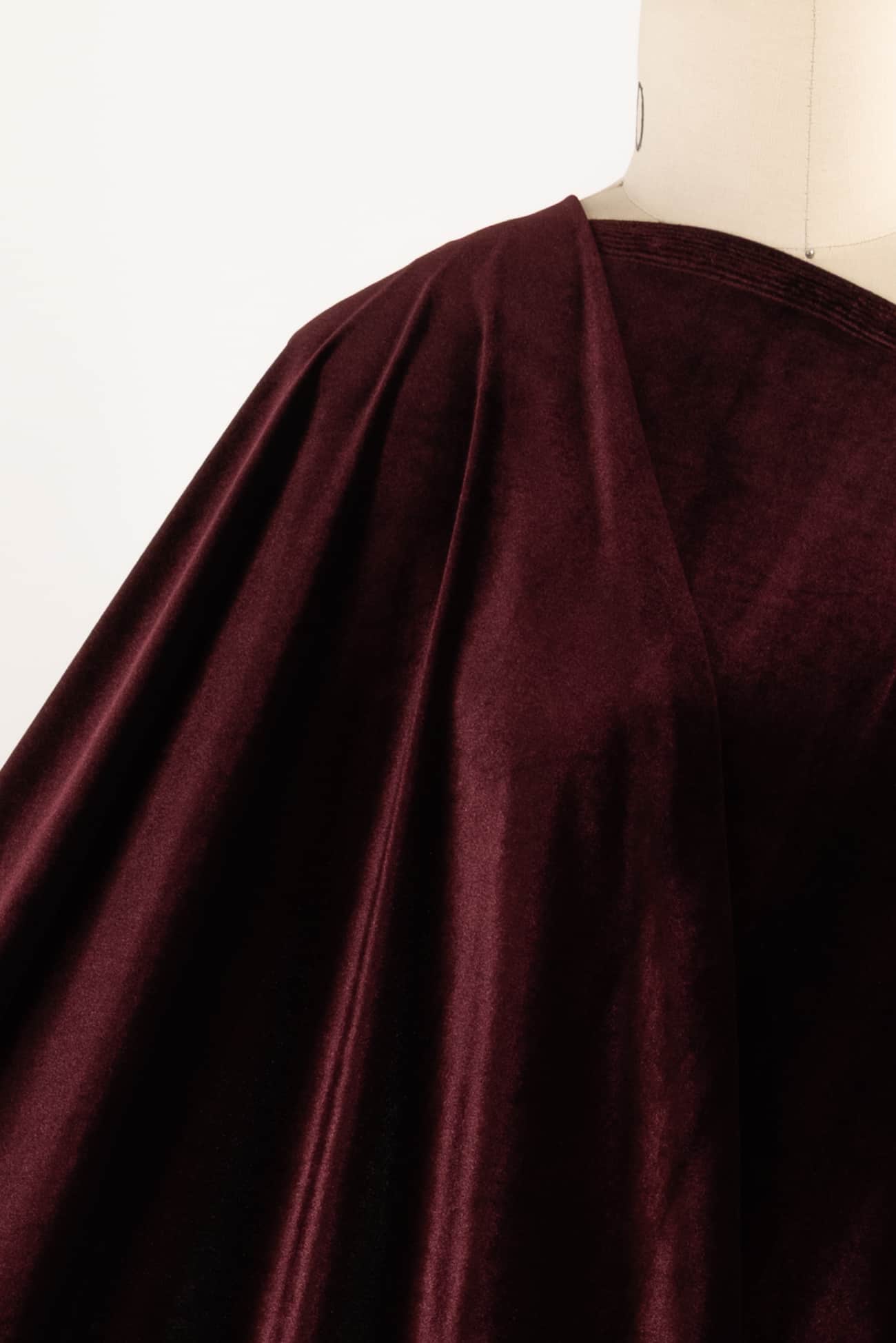 Cranberry Velvet Knit