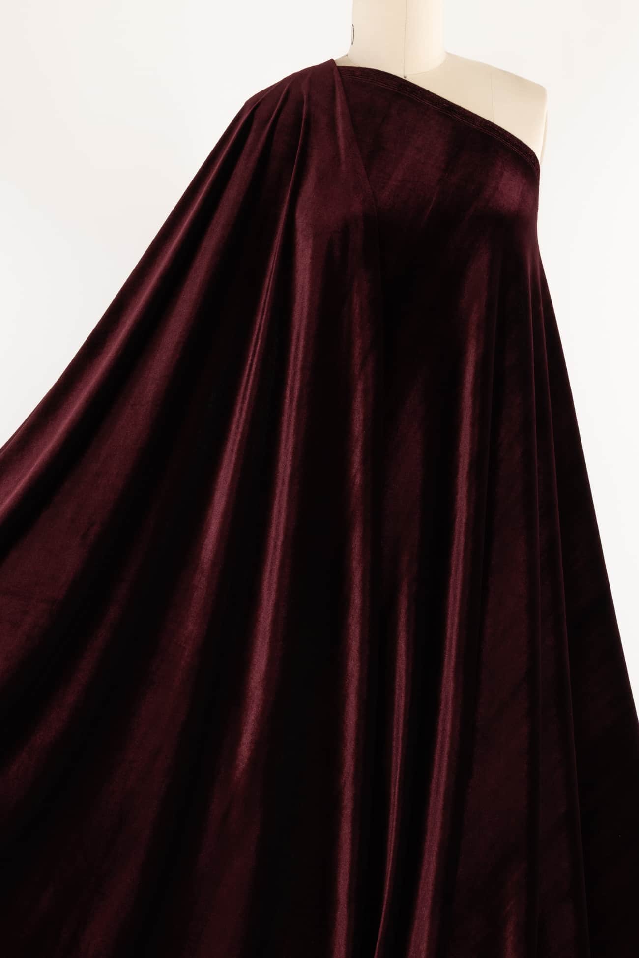 Cranberry Velvet Knit