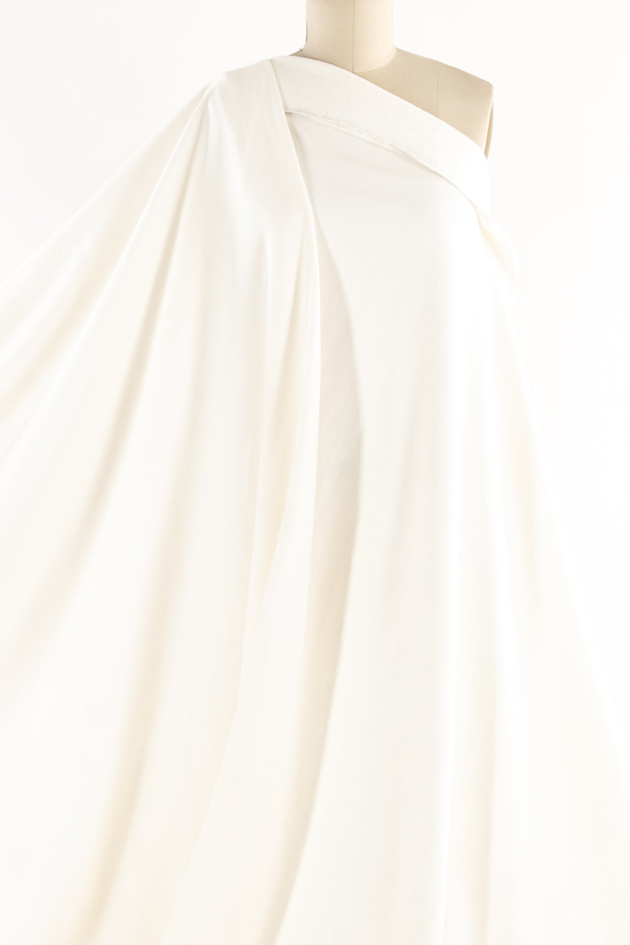 Cream Puff White Japanese Cotton French Terry