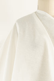 Creamy White Euro Linen Woven