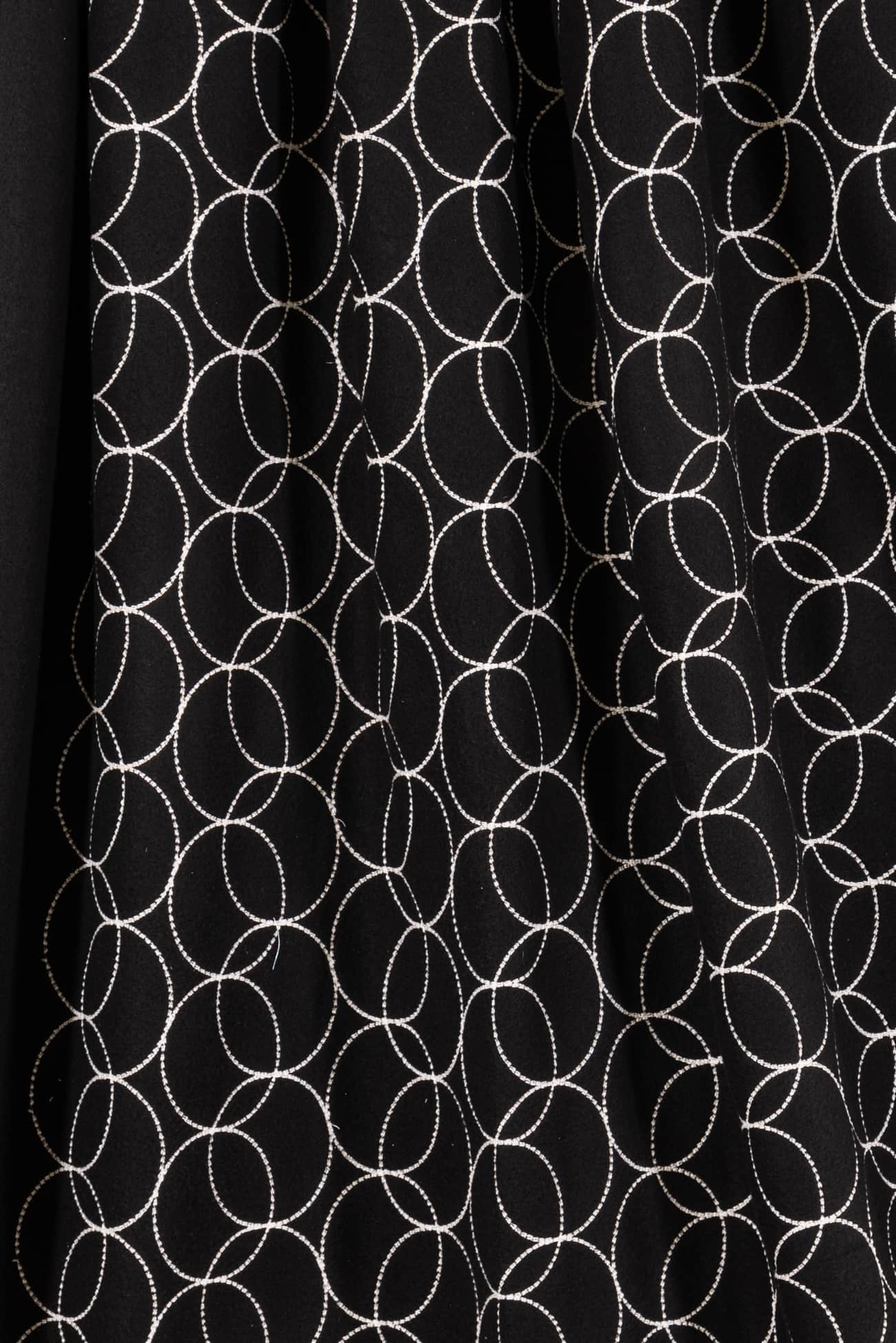 Crop Circles Japanese Fleece Knit - Marcy Tilton Fabrics