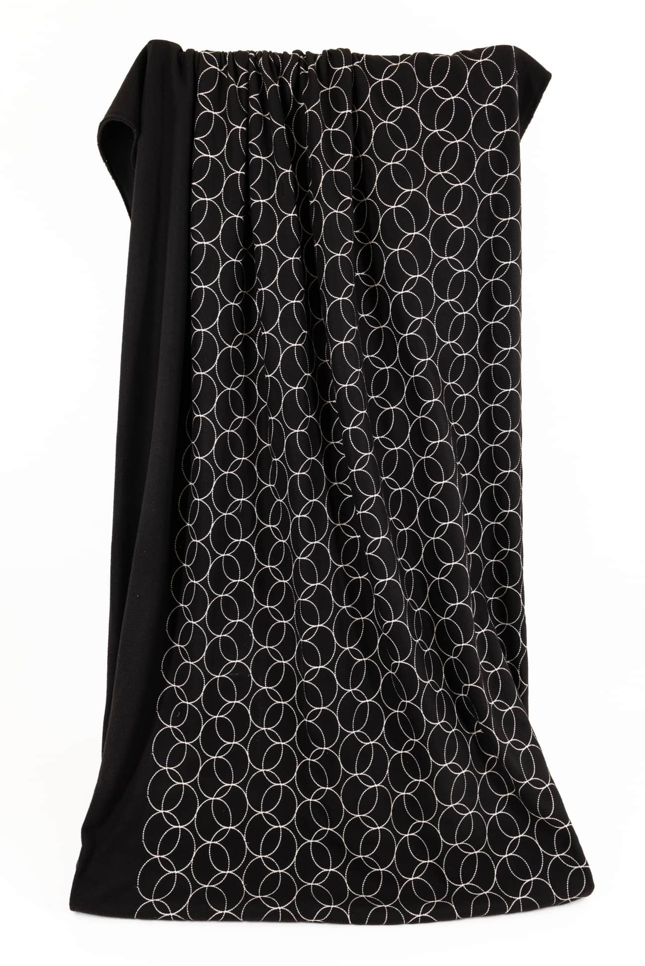 Crop Circles Japanese Fleece Knit - Marcy Tilton Fabrics