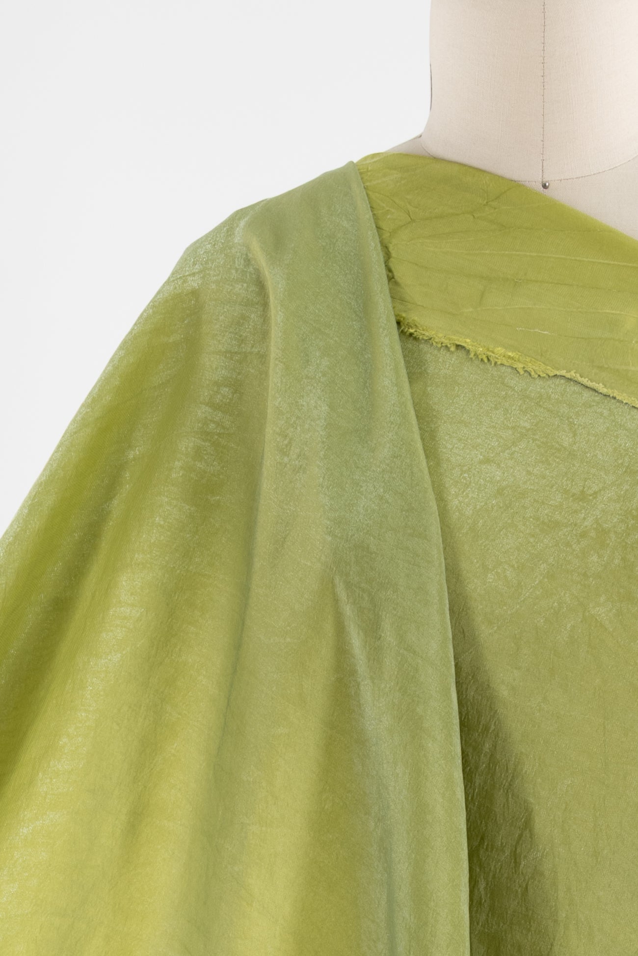 Crystalline Citrine Crinkle Poly Woven - ENDCUT