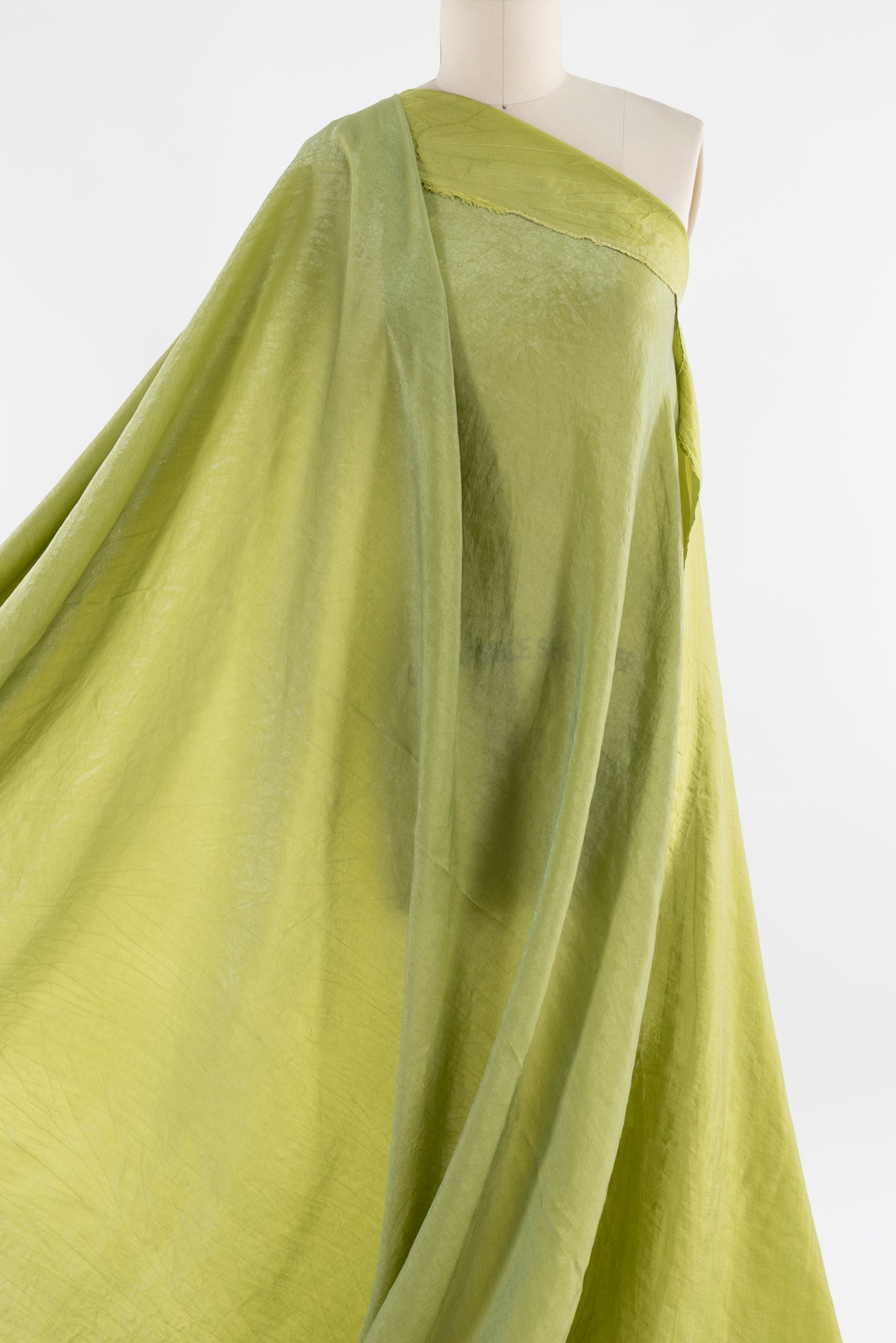 Crystalline Citrine Crinkle Poly Woven - ENDCUT