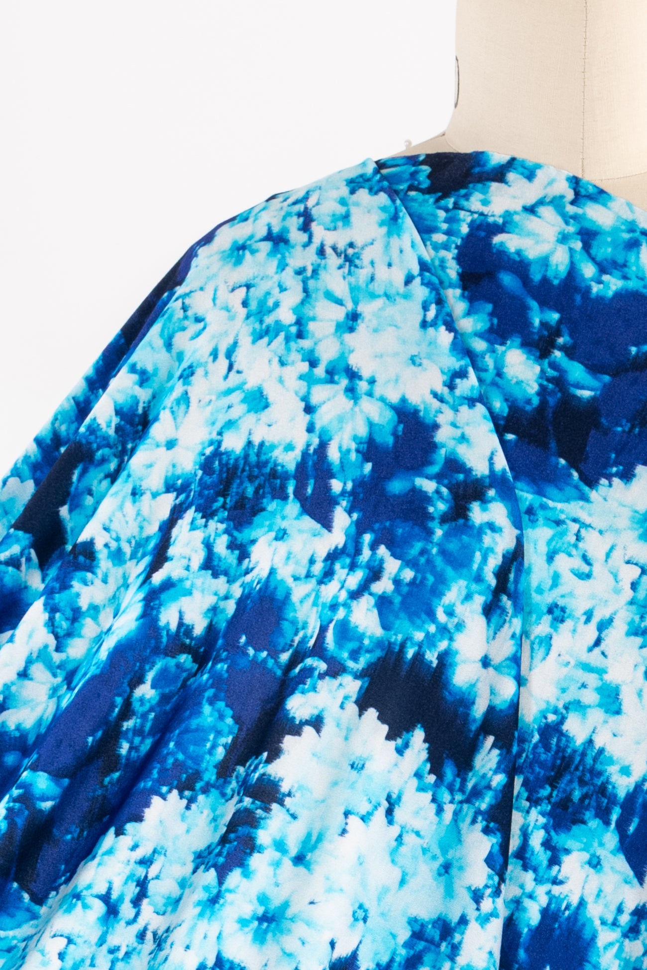 Cyan Bouquet Danish Cotton Knit