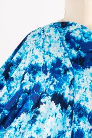 Cyan Bouquet Danish Cotton Knit