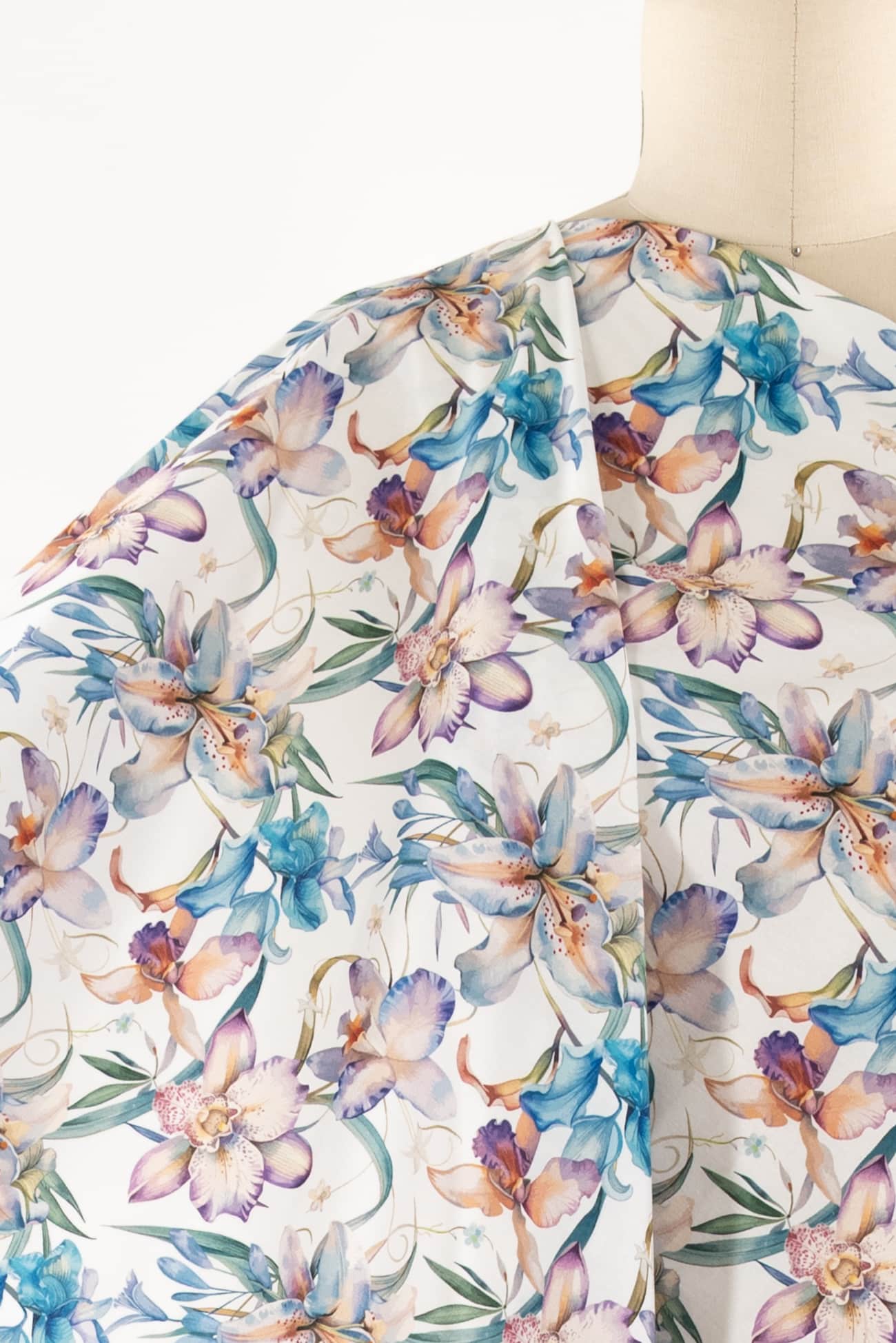 Cymbidium Stretch Cotton Woven