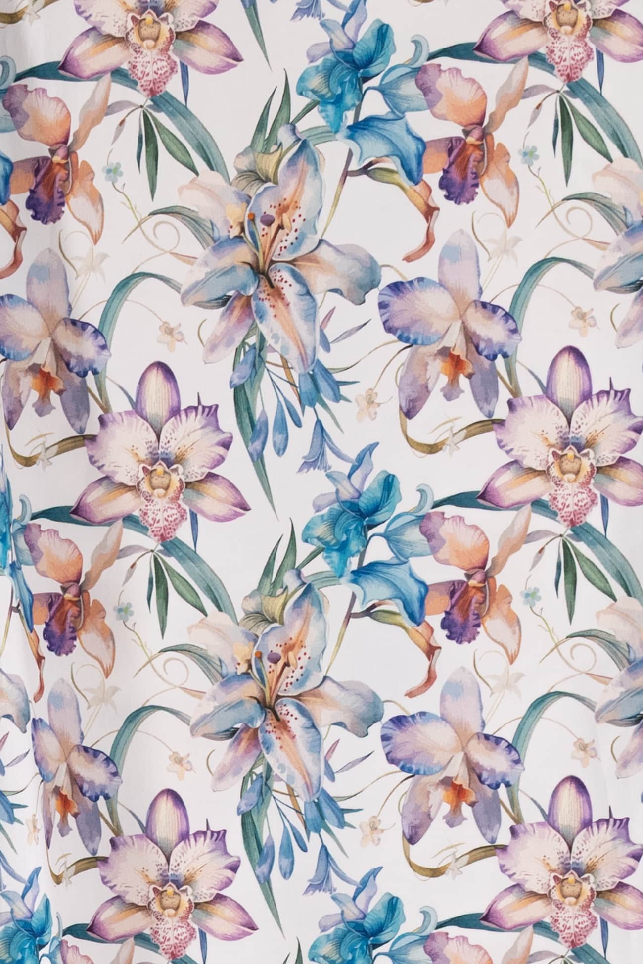 Cymbidium Stretch Cotton Woven