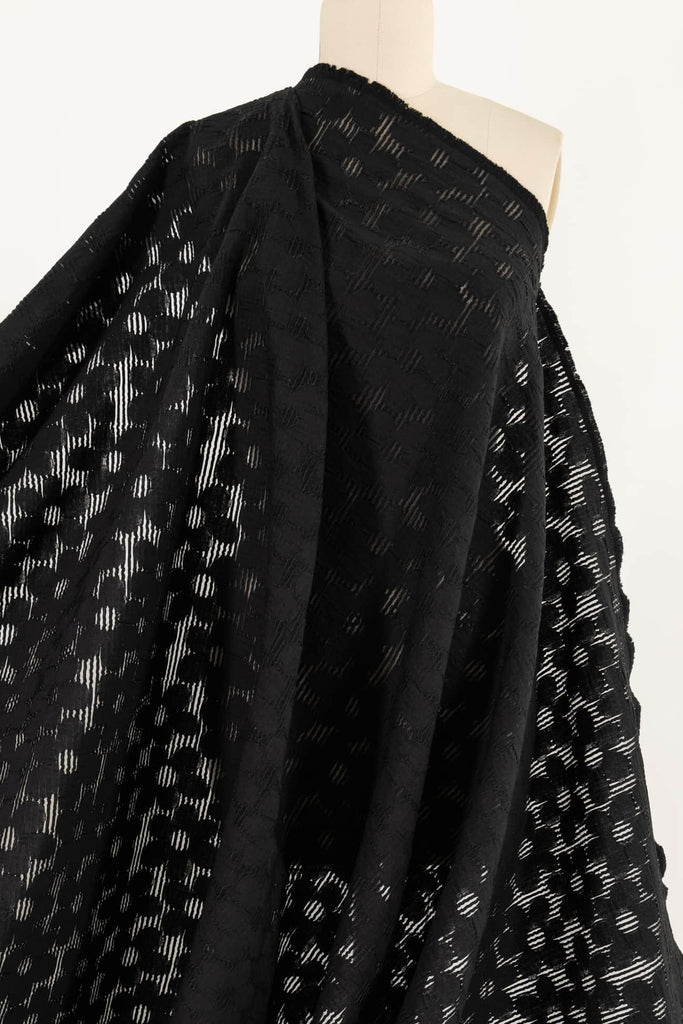 Daisy Dots Jacquard Woven - Marcy Tilton Fabrics